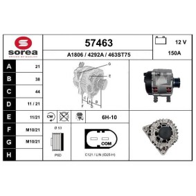 Lichtmaschine 57463 von EAI günstig für 318,26 € online kaufen