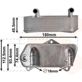 Comprar Radiador de aceite, transmisión automática de VAN WEZEL 58013701 a bajo precio de 53,31 €