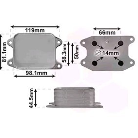 Ölkühler 58013703 von VAN WEZEL günstig für 33,92 € online kaufen