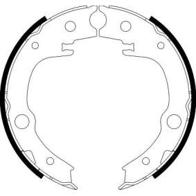Compre Jogo de maxilas de travão, travão de estacionamento da HELLA 8DA 355 050-651 a um preço baixo por 31,56 €