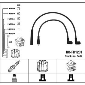Compre Jogo de cabos de ignição da NGK 5402 a um preço baixo por 21,04 €