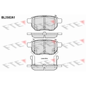 Compre Pastilhas de travão da FTE BL2582A1 a um preço baixo por 29,24 €