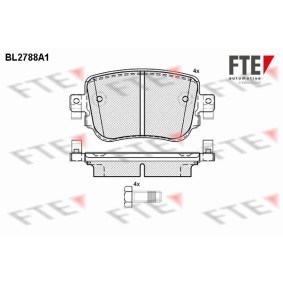 Bremsbeläge BL2788A1 von FTE günstig für 35,82 € online kaufen