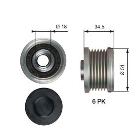 Acquista Dispositivo ruota libera alternatore da GATES OAP7218 a buon mercato per soli 67,66 €