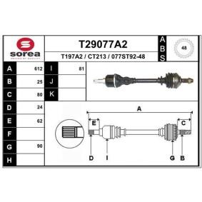 Antriebswelle T29077A2 von EAI günstig für 112,48 € online kaufen