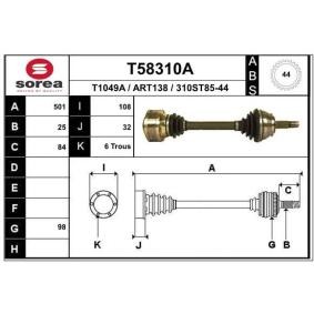 Antriebswelle T58310A von EAI günstig für 117,84 € online kaufen