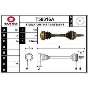 Antriebswelle T58316A von EAI günstig für 103,72 € online kaufen