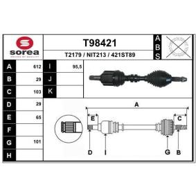 Antriebswelle T98421 von EAI günstig für 128,66 € online kaufen