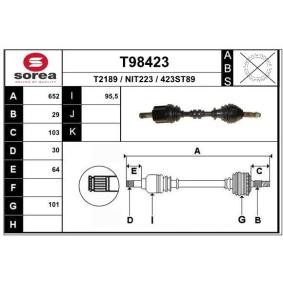 Antriebswelle T98423 von EAI günstig für 144,14 € online kaufen