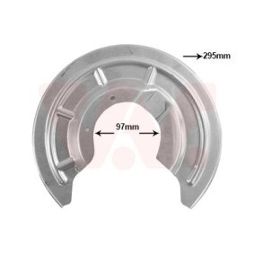Acquista Lamiera paraspruzzi disco freno da VAN WEZEL 4327374 a buon mercato per soli 38,34 €