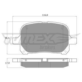 Compre Pastilhas de travão da TOMEX brakes TX 13-73 a um preço baixo por 27,99 €