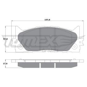 Compre Pastilhas de travão da TOMEX brakes TX 17-59 a um preço baixo por 23,02 €