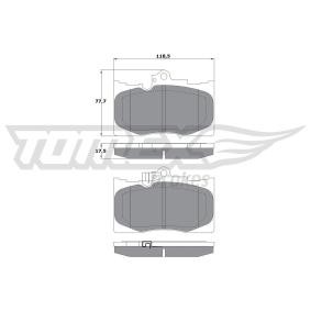 Compre Pastilhas de travão da TOMEX brakes TX 17-60 a um preço baixo por 21,60 €