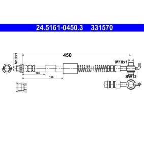 Bremsschlauch 24.5161-0450.3 von ATE günstig für 35,20 € online kaufen