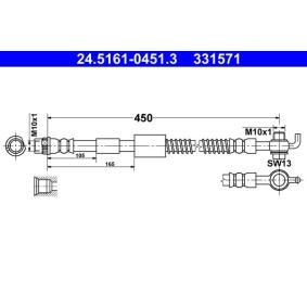 Bremsschlauch 24.5161-0451.3 von ATE günstig für 41,84 € online kaufen