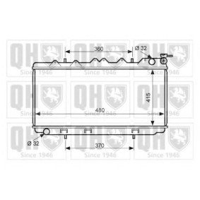 Kühler, Motorkühlung QER1452 von QUINTON HAZELL günstig für 272,75 € online kaufen