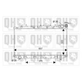 Kühler, Motorkühlung QER1453 von QUINTON HAZELL günstig für 195,02 € online kaufen