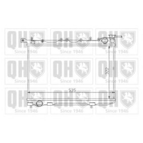 Kühler, Motorkühlung QER1455 von QUINTON HAZELL günstig für 148,66 € online kaufen