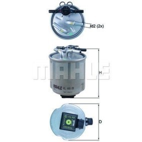 Kraftstofffilter 154072444442 von MAGNETI MARELLI günstig für 64,80 € online kaufen