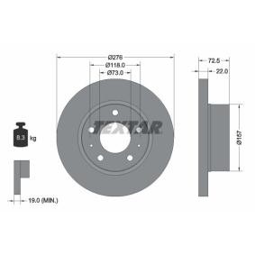Bremsscheibe 93104603 von TEXTAR günstig für 55,70 € online kaufen