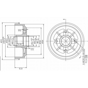 Bremstrommel X654159 von AP XENERGY günstig für 91,48 € online kaufen