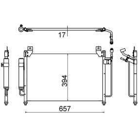 Osta Lauhdutin, ilmastointilaite MAHLE ORIGINAL:llä AC 642 000S edullisesti hintaan 143,18 €