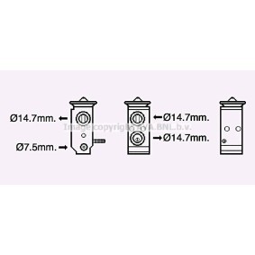 Acquista Valvola espansione climatizzatore da PRASCO HY1579 a buon mercato per soli 50,59 €