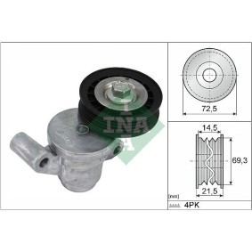 Compre Tensor, correia trapezoidal estriada da INA 534 0705 10 a um preço baixo por 58,48 €