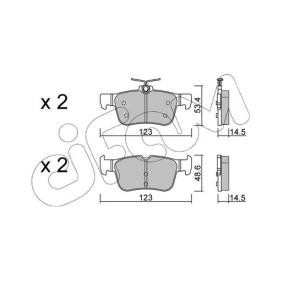 Bremsbeläge 822-1040-2 von CIFAM günstig für 70,69 € online kaufen