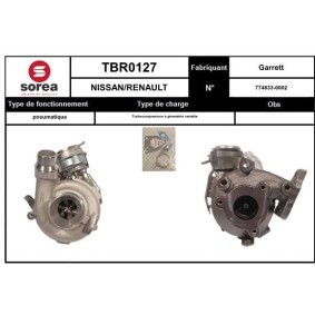 NISSAN Turbolader von SNRA