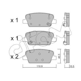 Bremsbeläge 822-1283-0 von CIFAM günstig für 39,51 € online kaufen