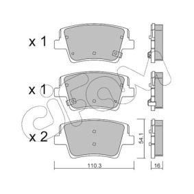 Bremsbeläge 822-1284-0 von CIFAM günstig für 50,52 € online kaufen