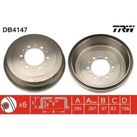 Compre Tambor de travão da TRW DB4147 a um preço baixo por 96,46 €
