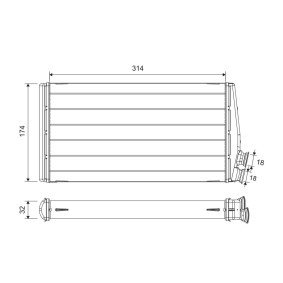 Acquista Scambiatore calore per riscaldamento abitacolo da VALEO 811632 a buon mercato per soli 60,11 €
