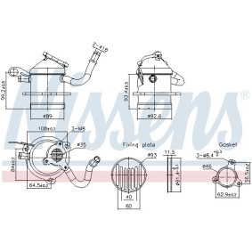 Acquista Radiatore EGR da NISSENS 989480 a buon mercato per soli 157,23 €