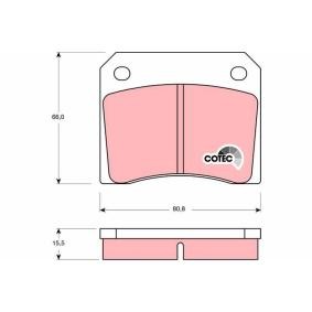 Compre Pastilhas de travão da TRW GDB557 a um preço baixo por 24,24 €