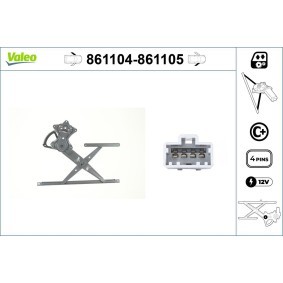 Fensterheber 861104 von VALEO günstig für 64,86 € online kaufen