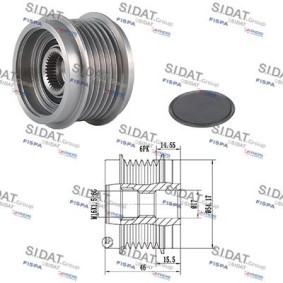 Generatorfreilauf 455296 von SIDAT günstig für 29,88 € online kaufen