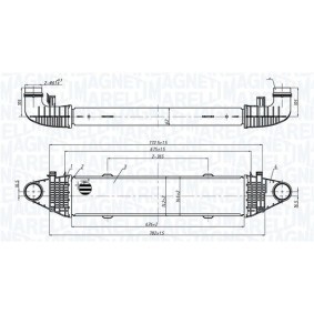 Ladeluftkühler 351319206250 von MAGNETI MARELLI günstig für 124,43 € online kaufen
