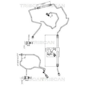 Acquista Flessibile idraulica, Sterzo da TRISCAN 8516 25003 a buon mercato per soli 112,26 €