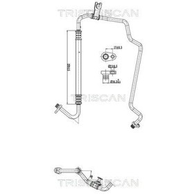 Hochdruck- / Niederdruckleitung, Klimaanlage 9010 28027 von TRISCAN günstig für 74,67 € online kaufen