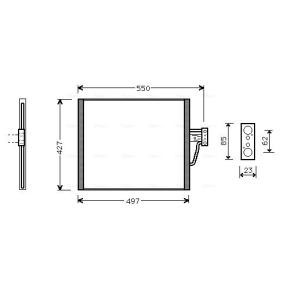 Köp Kondensor, klimatanläggning av AVA COOLING SYSTEMS BW5213 till det låga priset 1644,89 kr