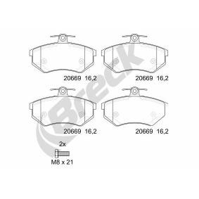 Bremsbeläge 20669 00 701 00 von BRECK günstig für 31,05 € online kaufen