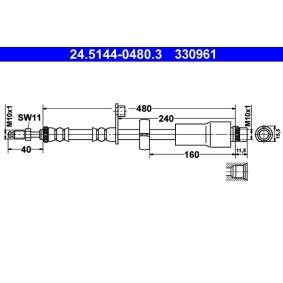 Bremsschlauch 24.5144-0480.3 von ATE günstig für 34,19 € online kaufen