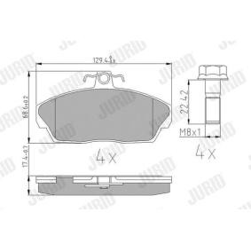Acquista Kit pastiglie freni da JURID 573203J a buon mercato per soli 25,49 €