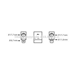 Compre Válvula de expansão do ar condicionado de PRASCO online para MASTER PRO Camião de plataforma/chassis (HH__, UH__) a preços moderados