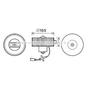 Acquista Elettromotore ventola abitacolo da PRASCO FD8568 a buon mercato per soli 55,87 €