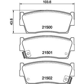 Bremsbeläge MDB1464 von MINTEX günstig für 25,60 € online kaufen