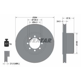 Bremsscheibe 92171700 von TEXTAR günstig für 70,09 € online kaufen