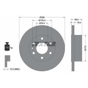 Bremsscheibe 93229100 von TEXTAR günstig für 59,42 € online kaufen